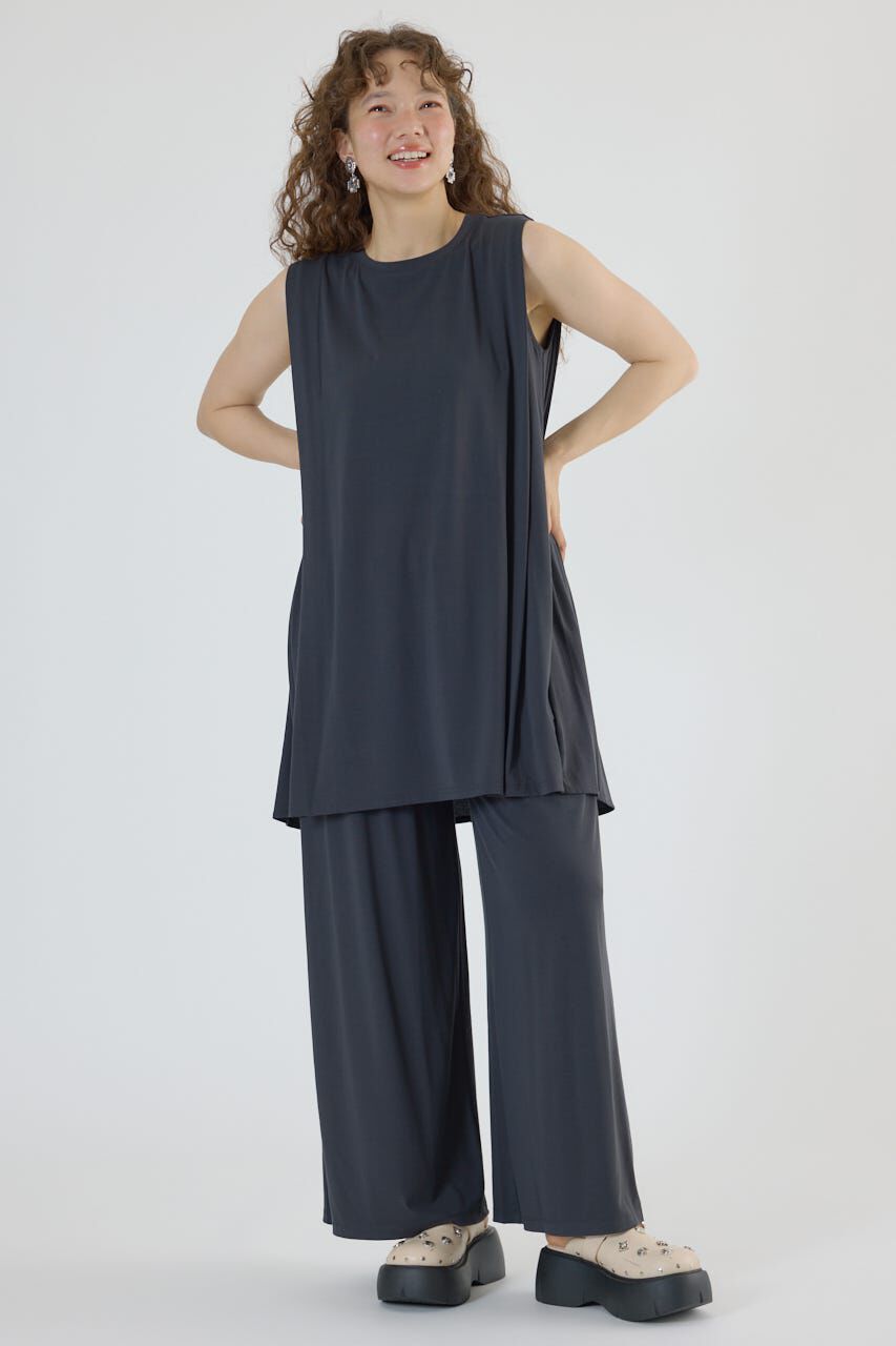 RODEO CROWNS「T/F ノースリーブチュニック」|タンクトップ|