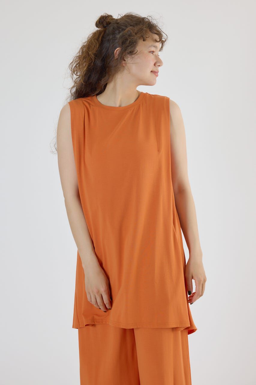 RODEO CROWNS「T/F ノースリーブチュニック」|タンクトップ|