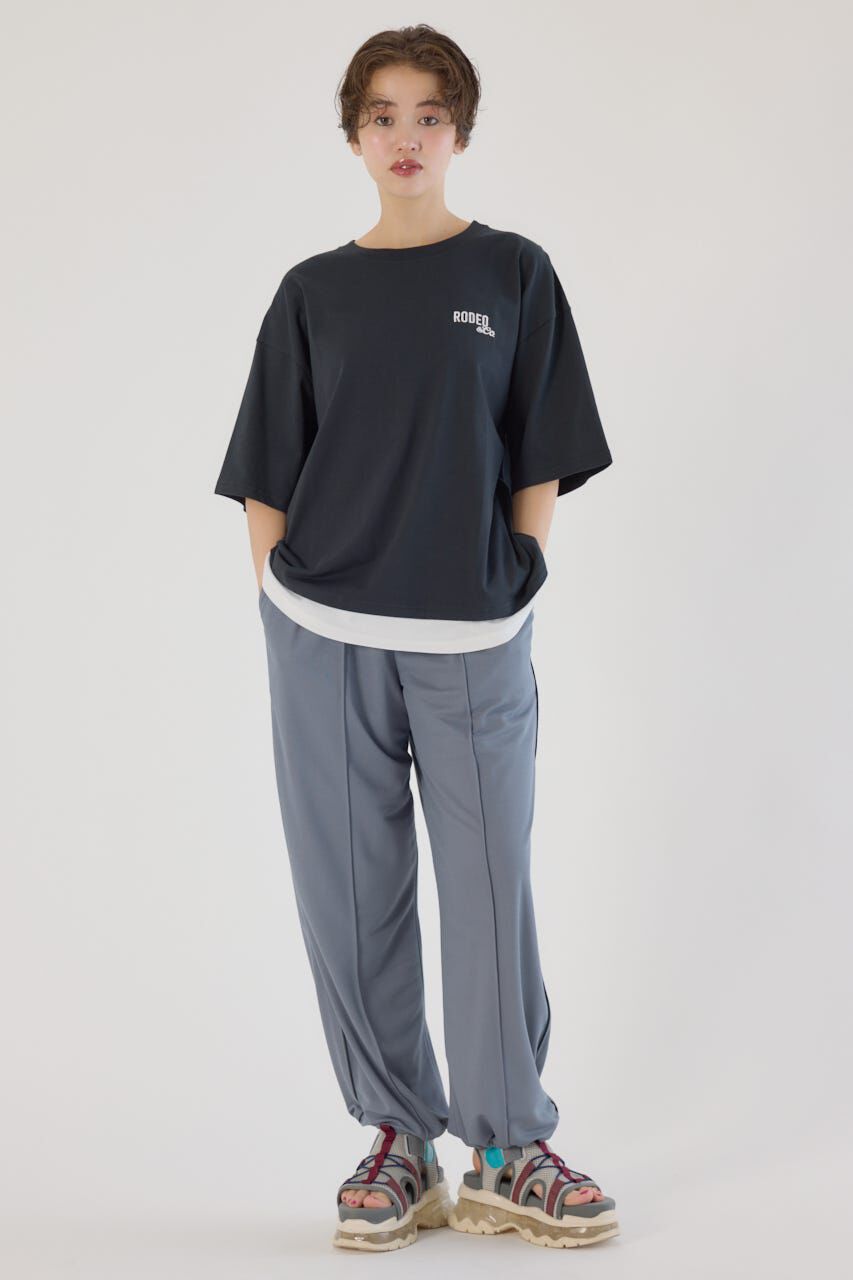 RODEO CROWNS「フェイクレイヤードスクリプトロゴ Tシャツ」|Tシャツ・カットソー|