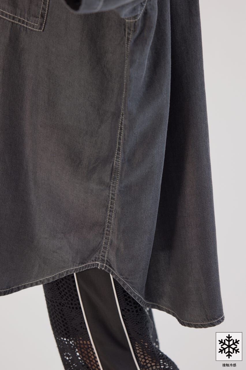 RODEO CROWNS「クールデニムビッグシャツ」|シャツ・ブラウス|