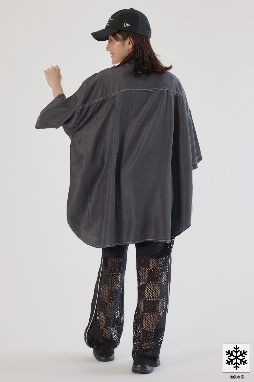 RODEO CROWNS「クールデニムビッグシャツ」|シャツ・ブラウス|