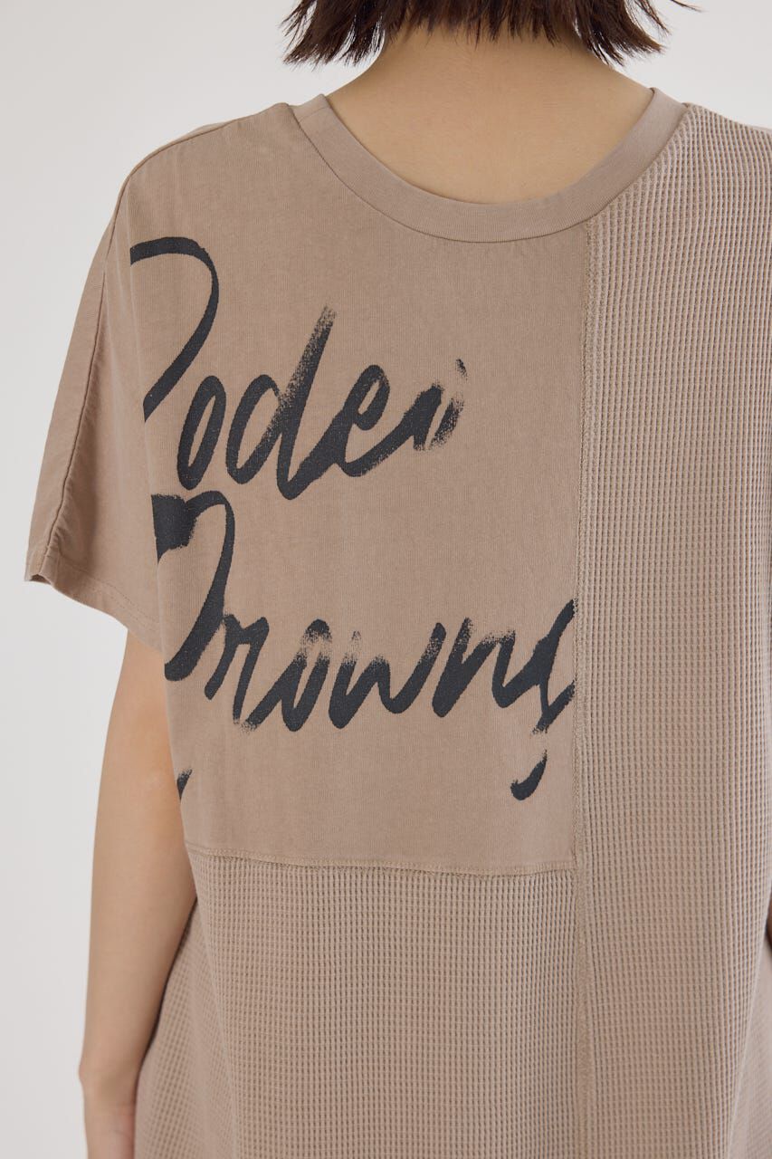 RODEO CROWNS「2way ワッフルコンビカットロングワンピース」|ワンピース|