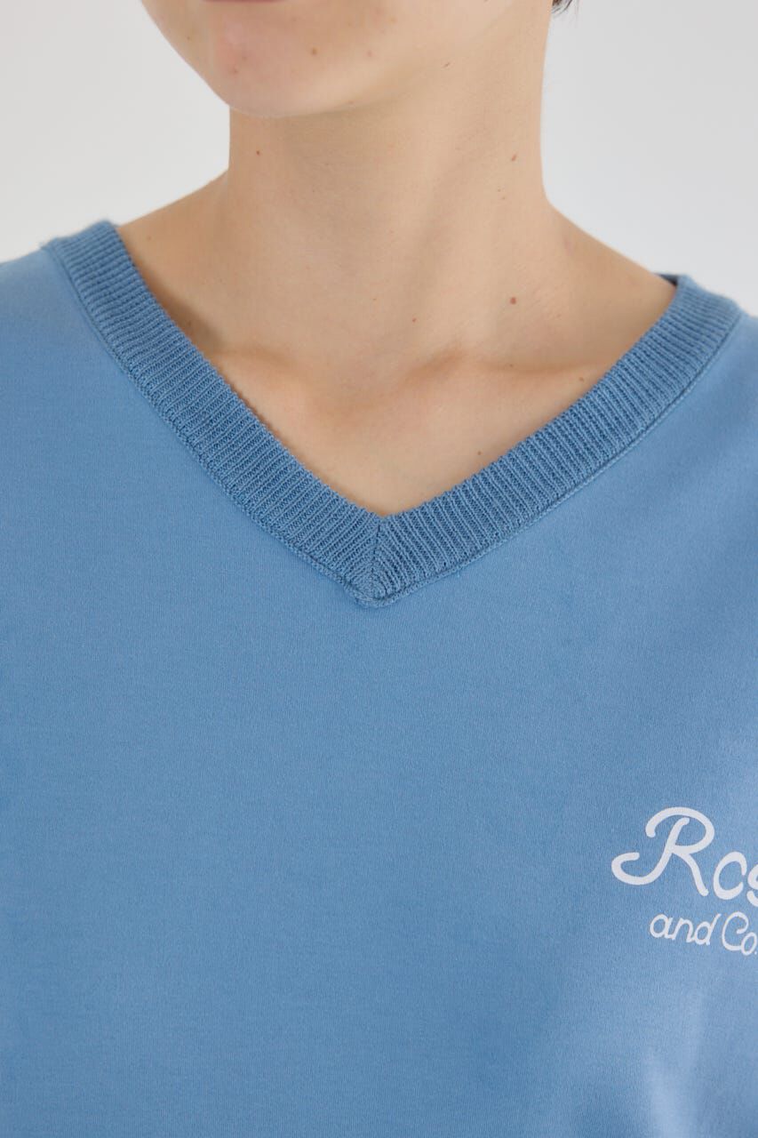 RODEO CROWNS「配色ステッチニットコンビワンピース」|ワンピース|