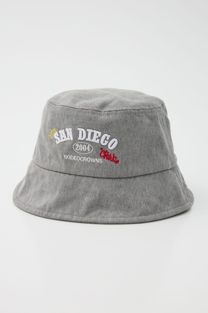 RODEO CROWNS「デニムロゴバケットハット」|その他|GRY