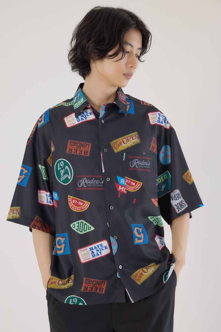 RODEO CROWNS「マルチパターンシャツ」|シャツ・ブラウス|BLK