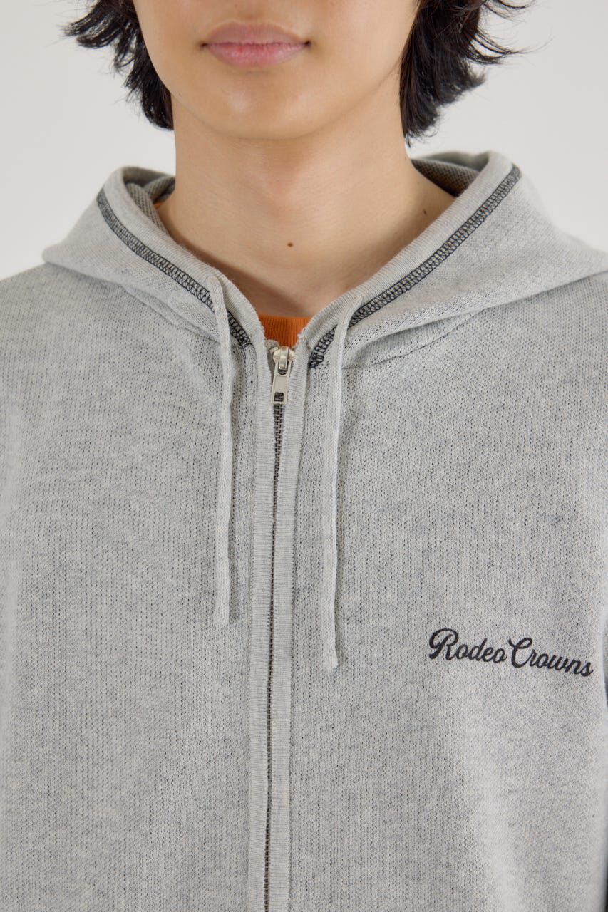 RODEO CROWNS「スウェットライクロゴZIPパーカー」|パーカー|