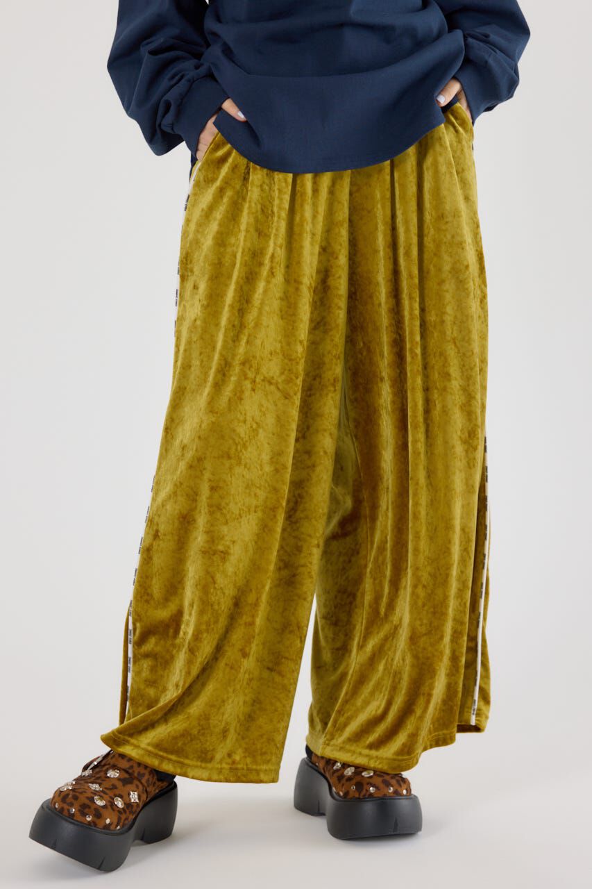 RODEO CROWNS「フレアバギーベロアパンツ」|その他|YEL