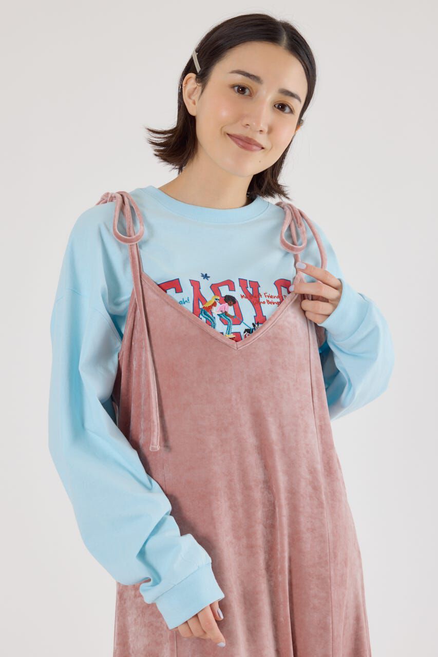 RODEO CROWNS「ベロアキャミワンピース」|ワンピース|