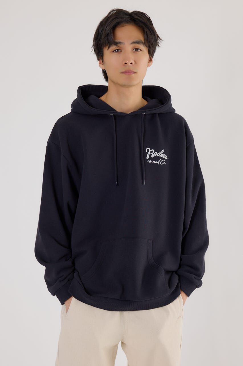 RODEO CROWNS「メンズロゴデニムパッチフーディー」|パーカー|