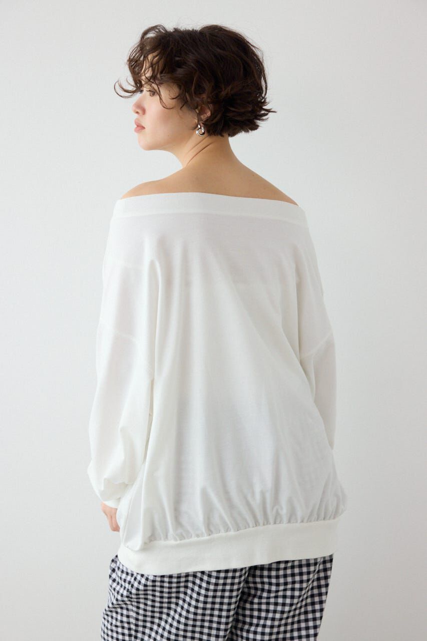 RODEO CROWNS「メッセージオフショルダートップス」|パーカー|