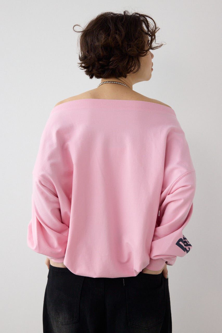 RODEO CROWNS「メッセージオフショルダートップス」|パーカー|