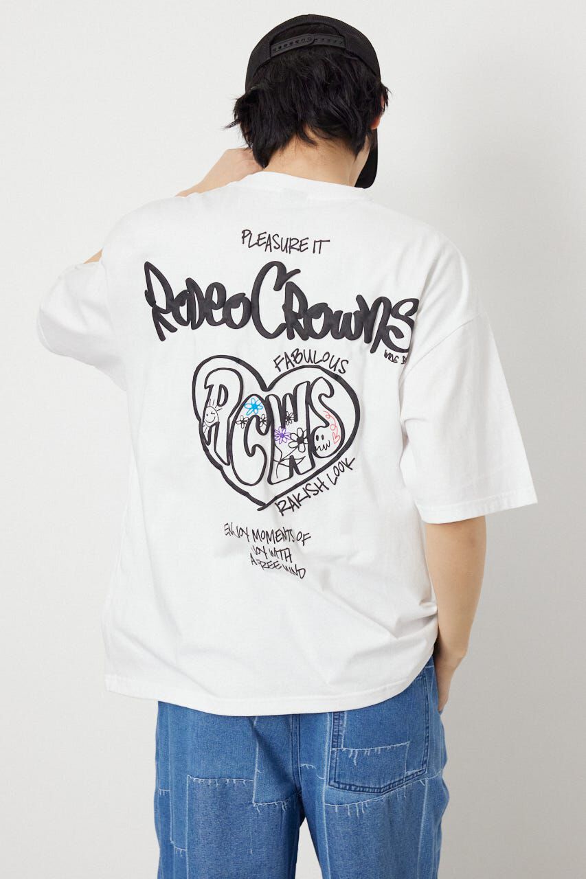 RODEO CROWNS「heartwarming Tシャツ」|Tシャツ・カットソー|O/WHT1