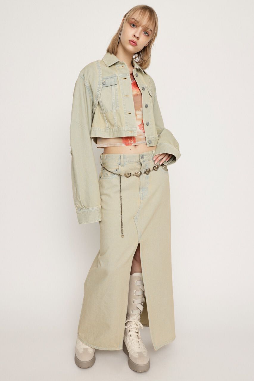 SLY「NOAH DENIM LW SLIT SK-E」|スカート|