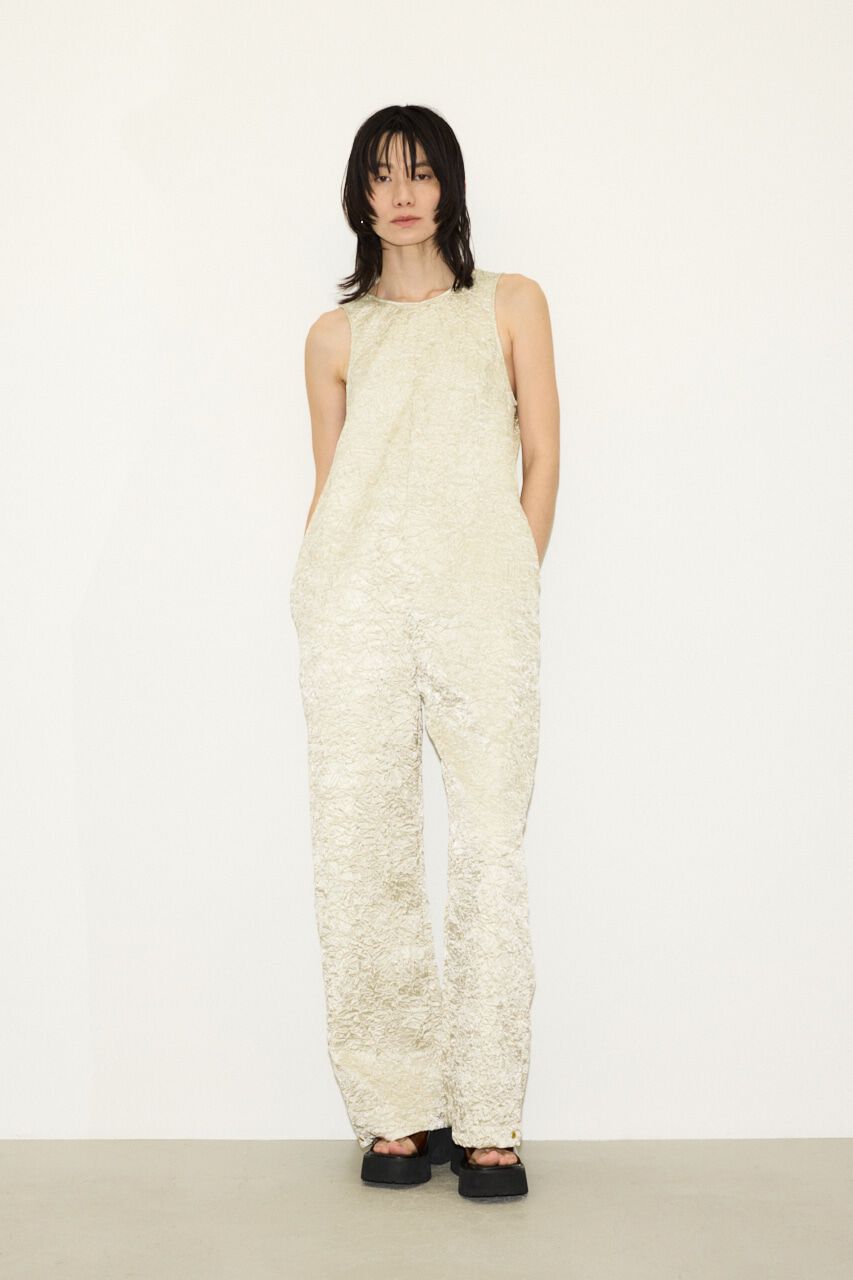 SLY「WRINKLE SATIN オールインワン」|その他|ECRU