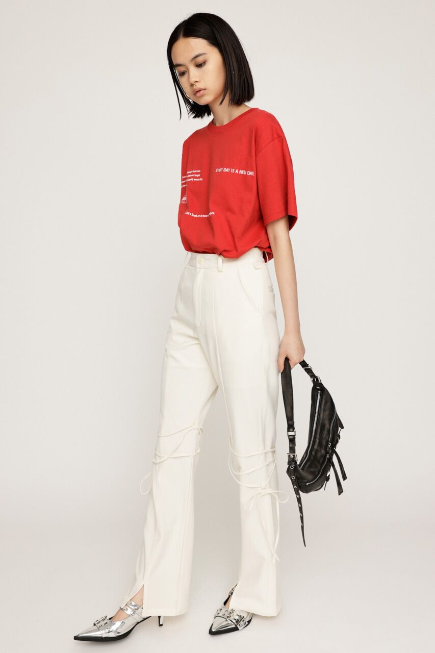 SLY「PLEATS LAYERED FLARE パンツ」|その他|