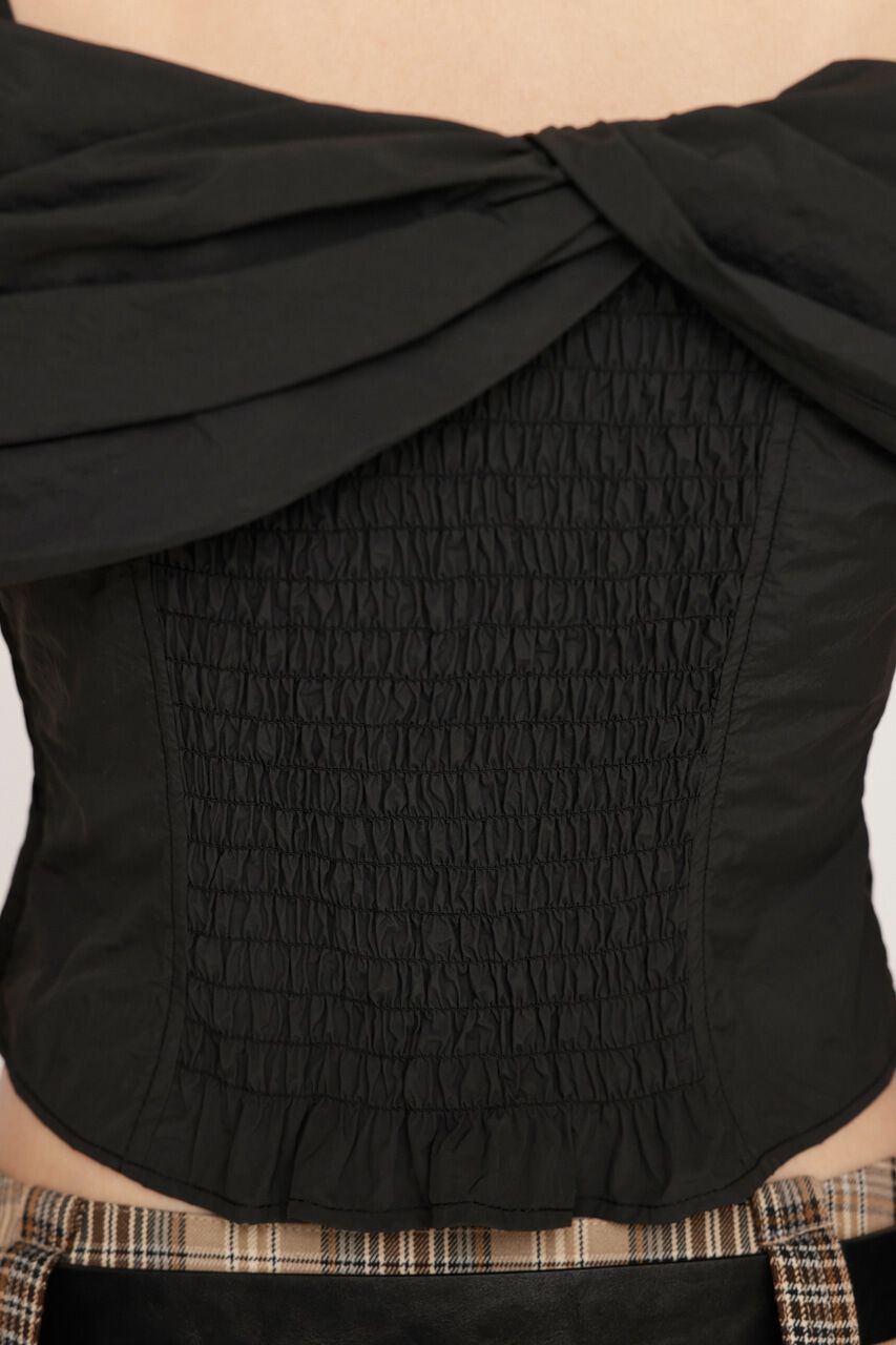 SLY「FRONT HOOK 2WAY SHOULDER ブラウス」|シャツ・ブラウス|