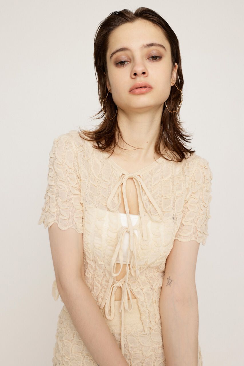 SLY「SHEER 2WAY トップス」|ニット・セーター|