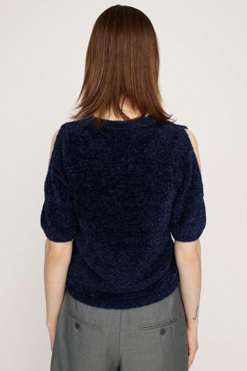 SLY「SHAGGY CUTOUT トップス」|ニット・セーター|