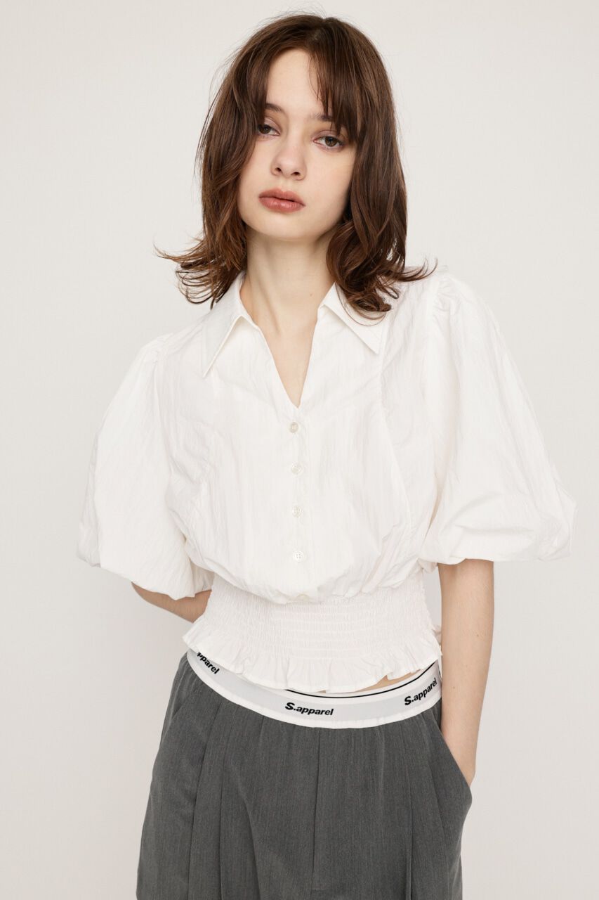 SLY「BALOON SLEEVE ブラウス」|シャツ・ブラウス|O/WHT1