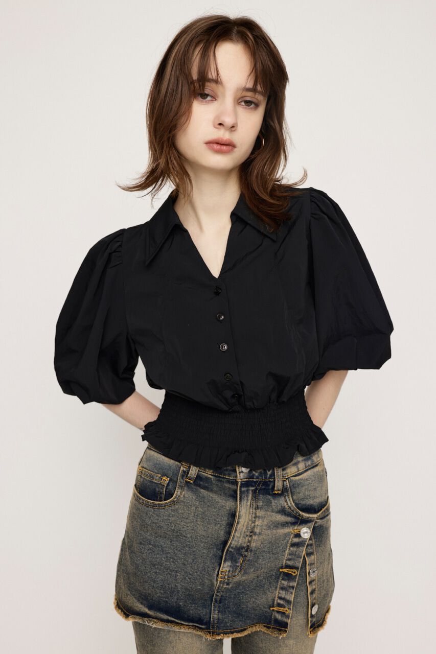 SLY「BALOON SLEEVE ブラウス」|シャツ・ブラウス|BLK
