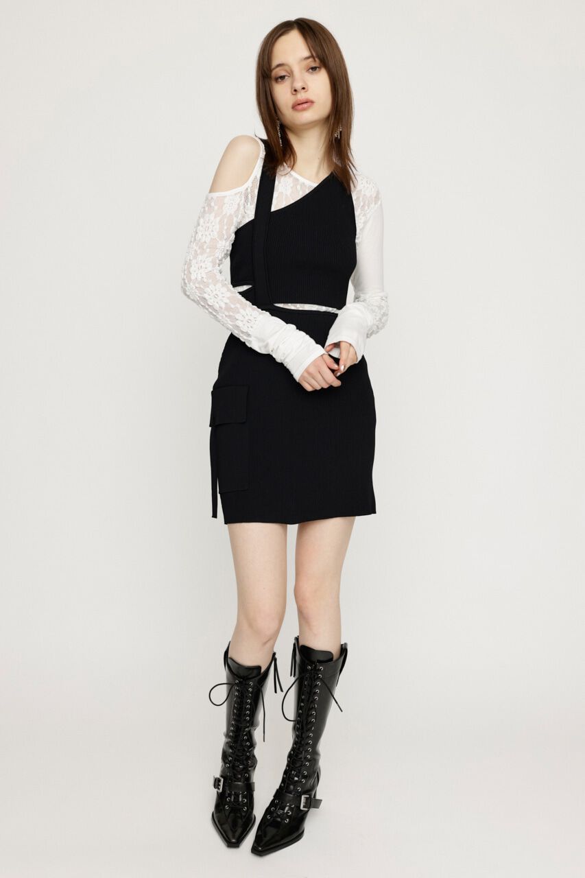 SLY「HOLE LACE トップス」|Tシャツ・カットソー|