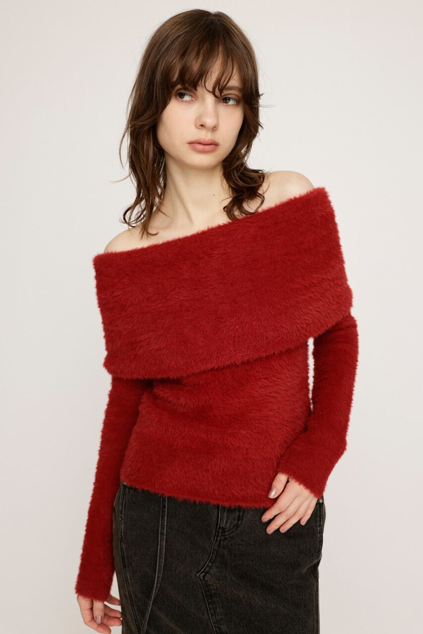 SLY「OFF SHOULDER 2P トップス」|ニット・セーター|