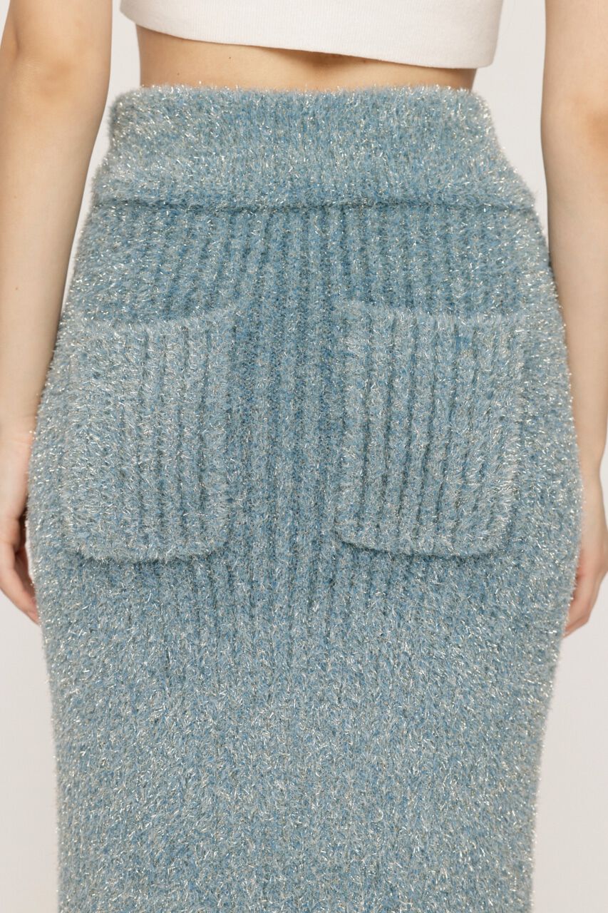 SLY「GLITTER KNIT ロングスカート」|スカート|