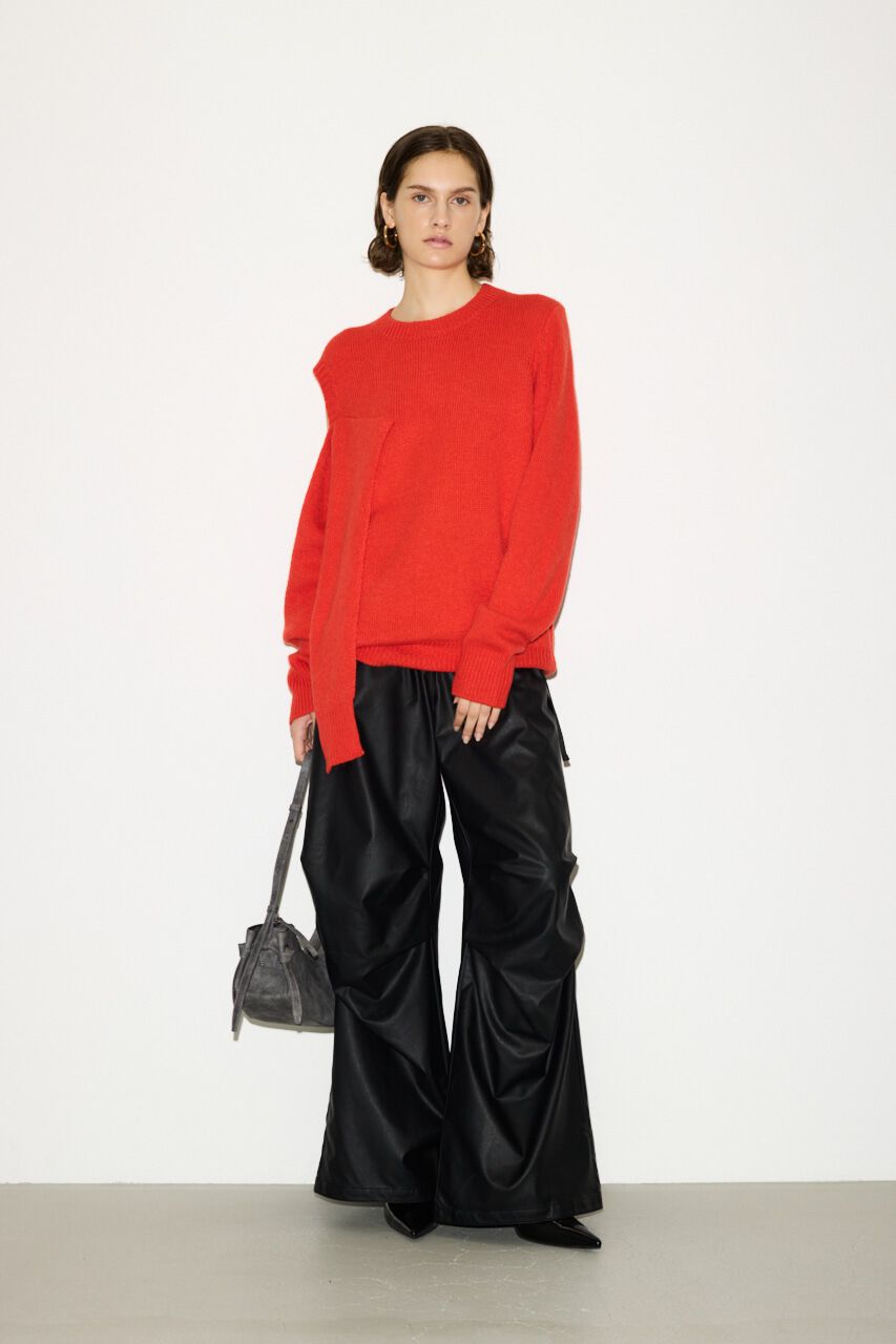 SLY「F／LEATHER LOOSE FLIGHT パンツ」|その他|