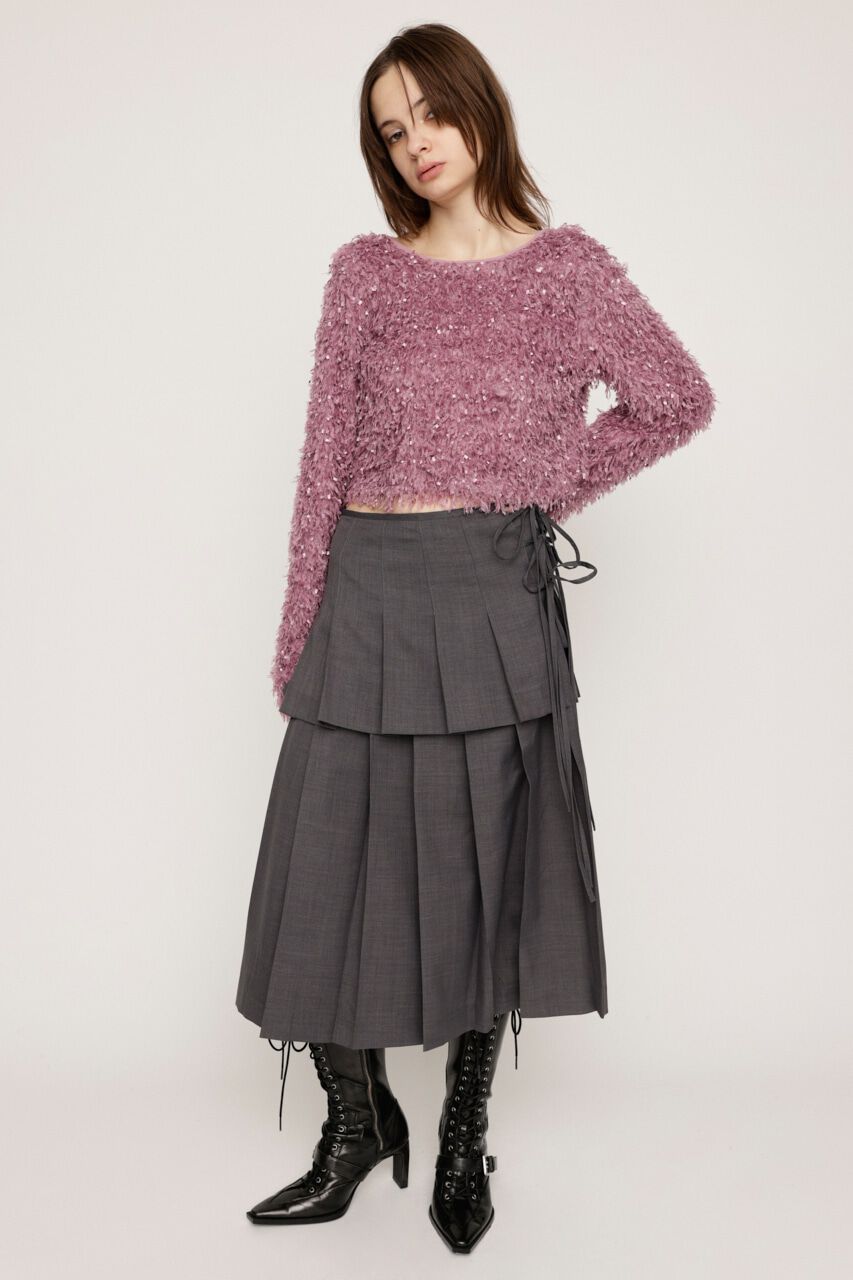 SLY「2WAY SHAGGY YARN トップス」|Tシャツ・カットソー|