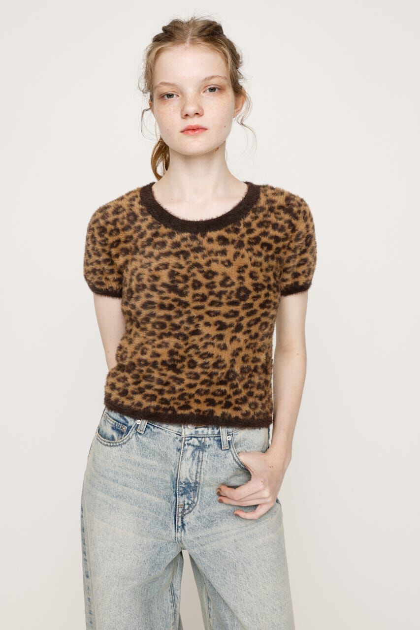 SLY「SHAGGY YARN Tシャツ」|ニット・セーター|