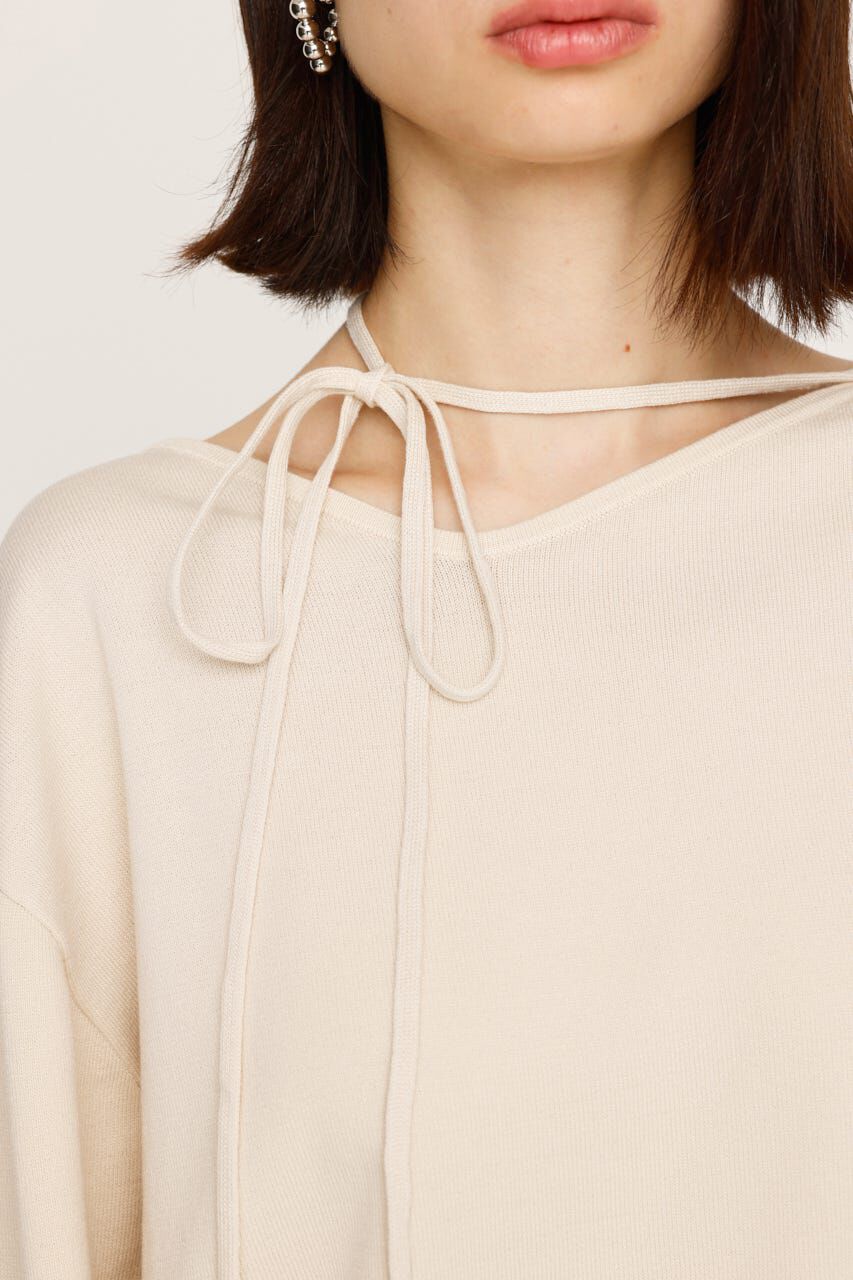SLY「ASYMMETRY NECK LOOSE トップス」|ニット・セーター|