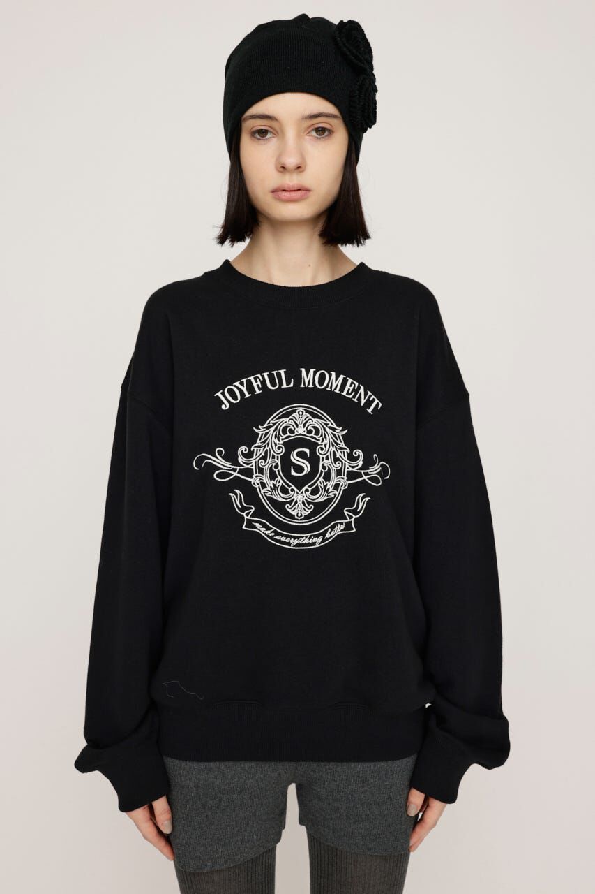 SLY「EMBROIDERY LOGO SW トップス」|パーカー|