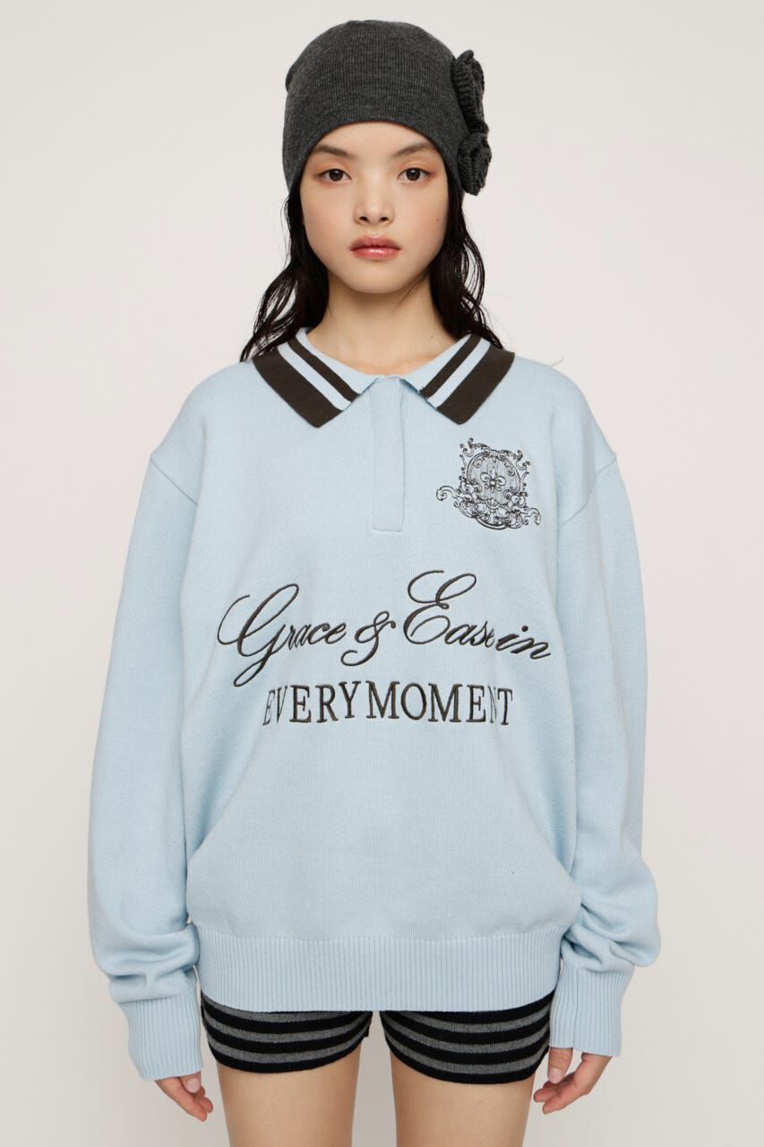 SLY「OVER SIZE JQ トップス」|ニット・セーター|