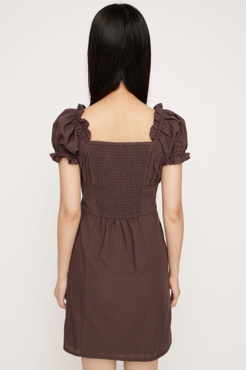 SLY「GATHER RIBBON ショートワンピース」|ワンピース|