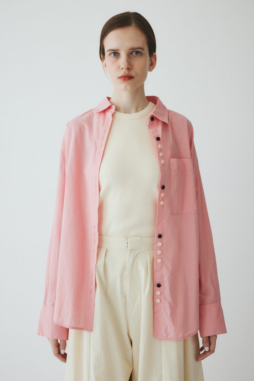 HeRIN.CYE「［予約］Round cut loose shirts」|シャツ・ブラウス|L/PNK1