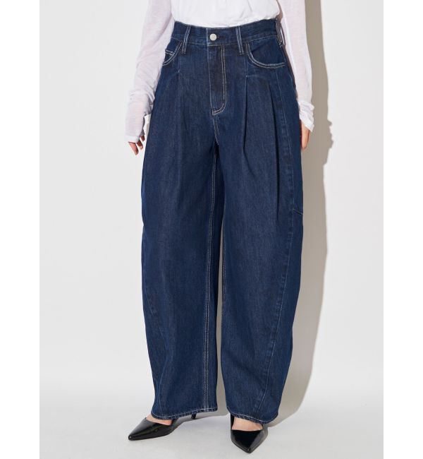 ELENDEEK「PANEL TUK DENIM WIDE PT」|デニム|