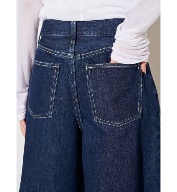 ELENDEEK「PANEL TUK DENIM WIDE PT」|デニム|