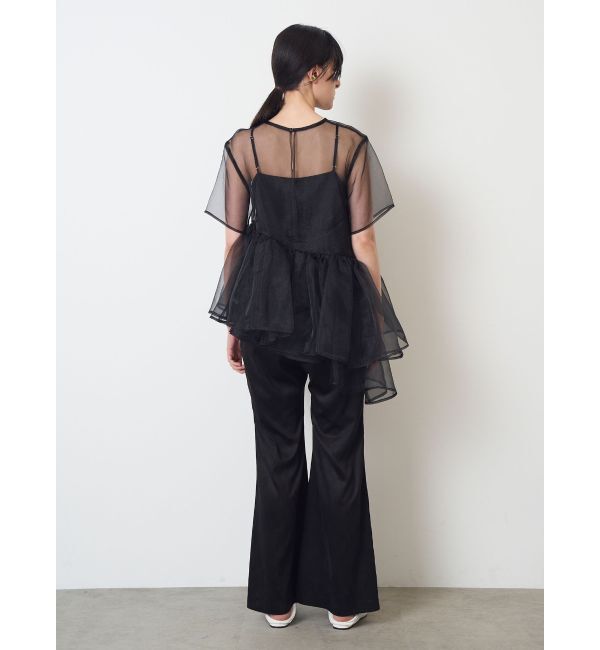 ELENDEEK「【yuumi&times;ELENDEEK】CAMI SET ASYMMETRY BL」|シャツ・ブラウス|