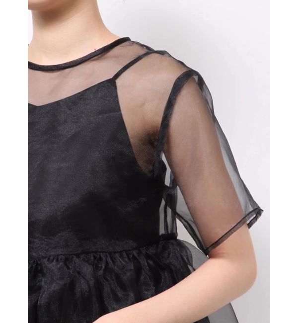 ELENDEEK「【yuumi&times;ELENDEEK】CAMI SET ASYMMETRY BL」|シャツ・ブラウス|