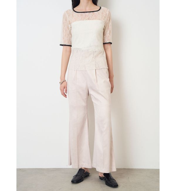 ELENDEEK「【yuumi&times;ELENDEEK】TUCK WIDE FLARE PT」|その他|