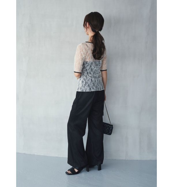 ELENDEEK「【yuumi&times;ELENDEEK】TUCK WIDE FLARE PT」|その他|