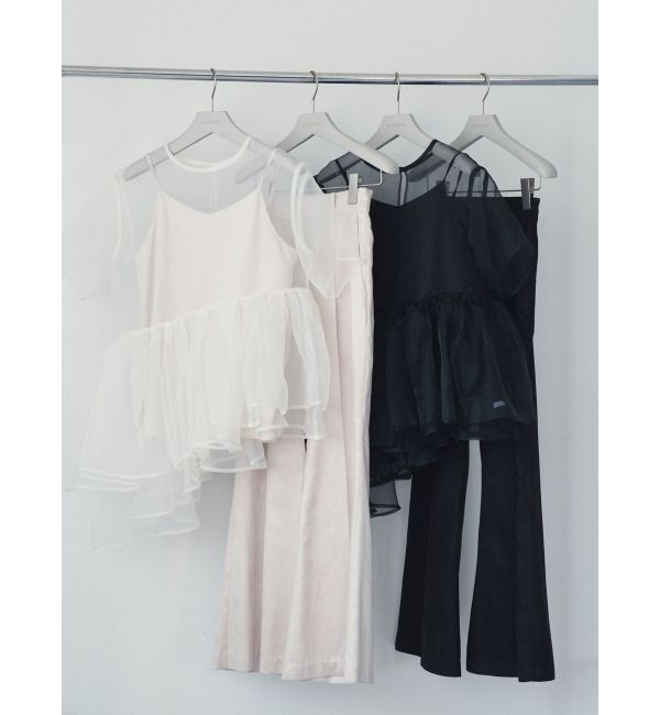 ELENDEEK「【yuumi&times;ELENDEEK】TUCK WIDE FLARE PT」|その他|