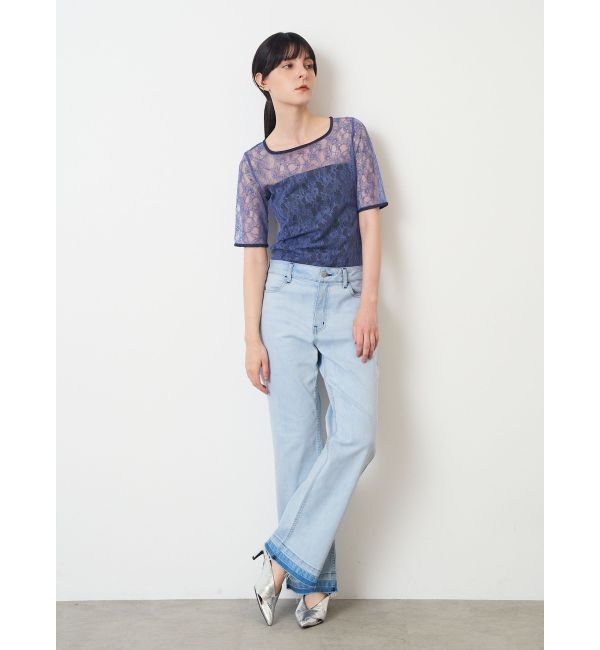 ELENDEEK「【yuumi&times;ELENDEEK】LACE TRIM CS」|Tシャツ・カットソー|
