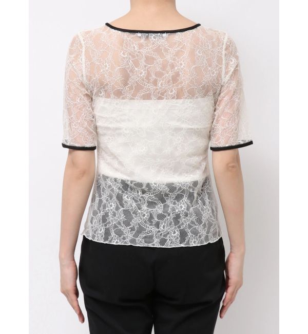 ELENDEEK「【yuumi&times;ELENDEEK】LACE TRIM CS」|Tシャツ・カットソー|