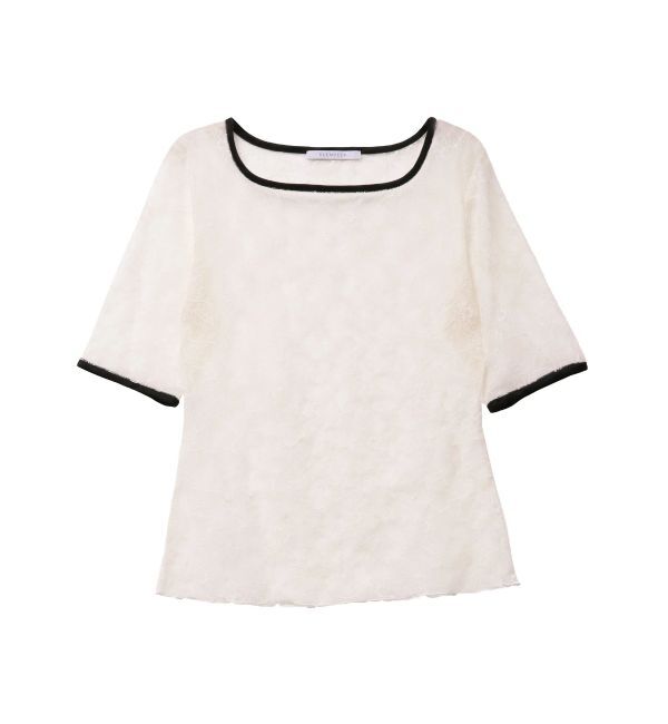 ELENDEEK「【yuumi&times;ELENDEEK】LACE TRIM CS」|Tシャツ・カットソー|