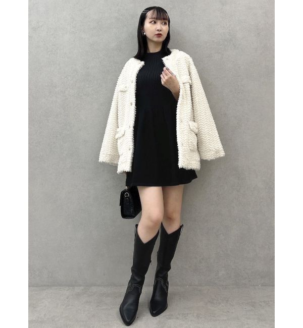 dazzlin「ホールガーメントミニワンピース」|ワンピース|