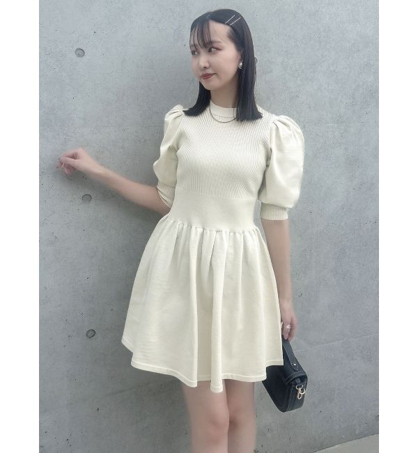 dazzlin「ホールガーメントミニワンピース」|ワンピース|