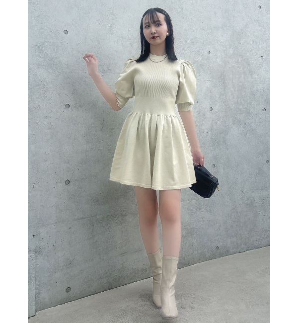 dazzlin「ホールガーメントミニワンピース」|ワンピース|