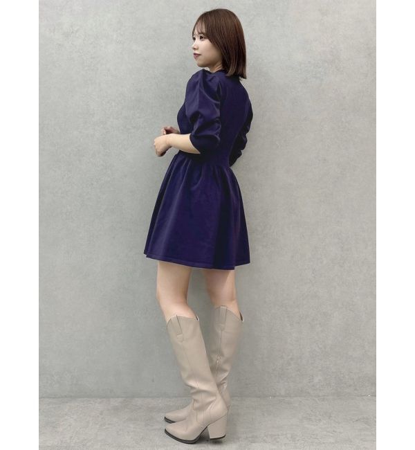 dazzlin「ホールガーメントミニワンピース」|ワンピース|