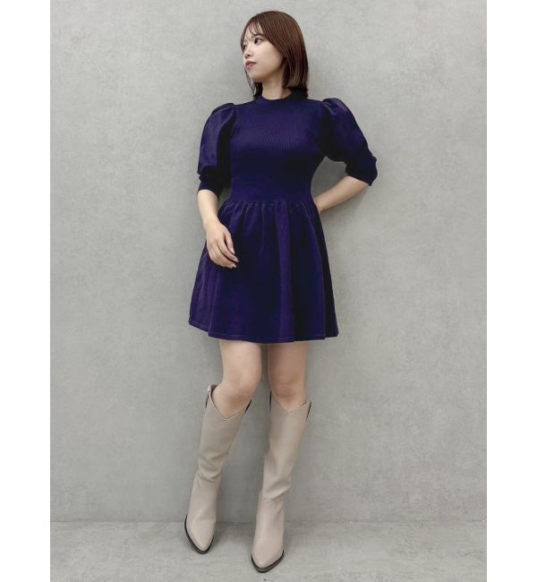 dazzlin「ホールガーメントミニワンピース」|ワンピース|